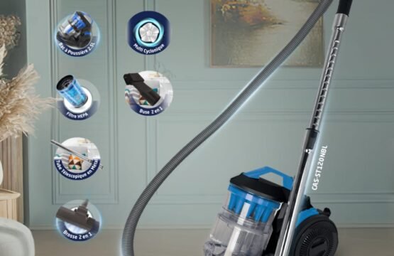 Aspirateur Traineau Condor Noir_BLEU