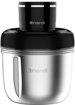 Hachoir NARDI 5en1 350 w Inox  Noir