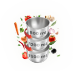 Hachoir NARDI 5en1 350 w Inox  Noir – Image 3