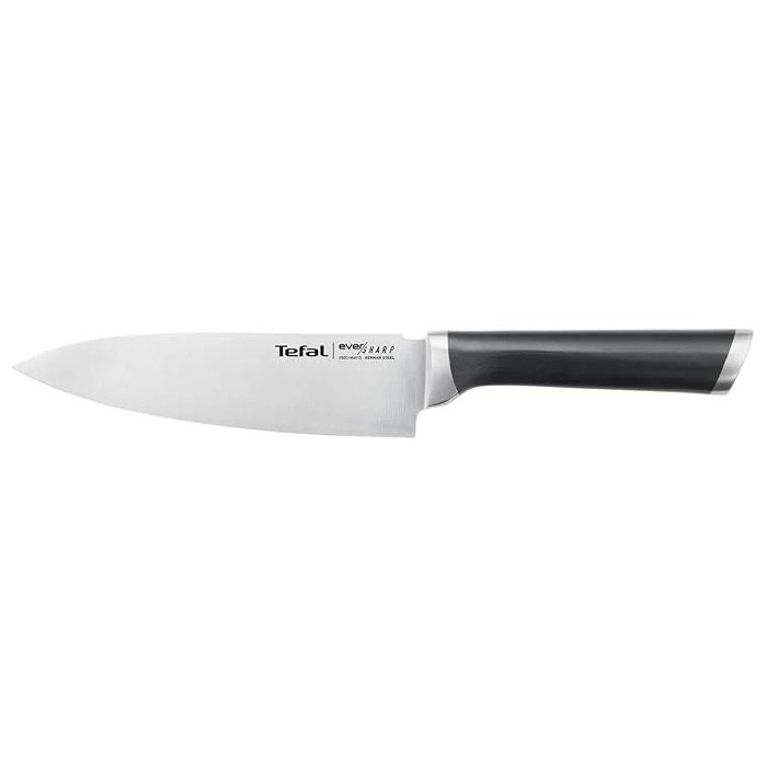 41Wmj5uRRtL._AC_SX679_ Couteau de chef TEFAL Ever Sharp 16,5 cm + aiguiseur – Image 1