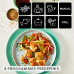 Air Fryer MOULINEX Dual Easy Fry & Grill 8.3L- 8 programmes Inox – Image 6