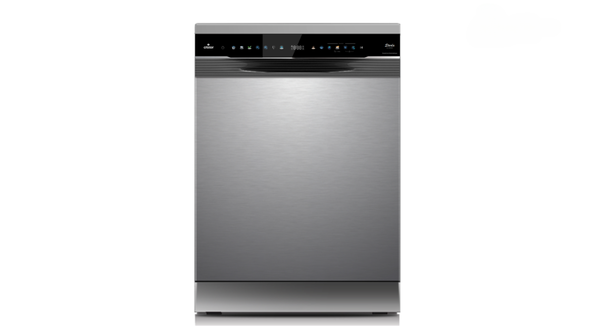 Lave Vaisselle CRISTOR STARLA Inox 14 Couverts – Image 1
