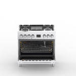 Cuisinière mixte Milano Pro Nardi 5 feux inox – Image 7