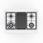 Cuisinière mixte Milano Pro Nardi 5 feux inox – Image 4