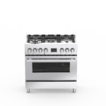 Cuisinière mixte Milano 5 feux Nardi inox