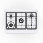 Cuisinière mixte Milano 5 feux Nardi inox – Image 3