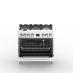 Cuisinière mixte Milano 5 feux Nardi inox – Image 4