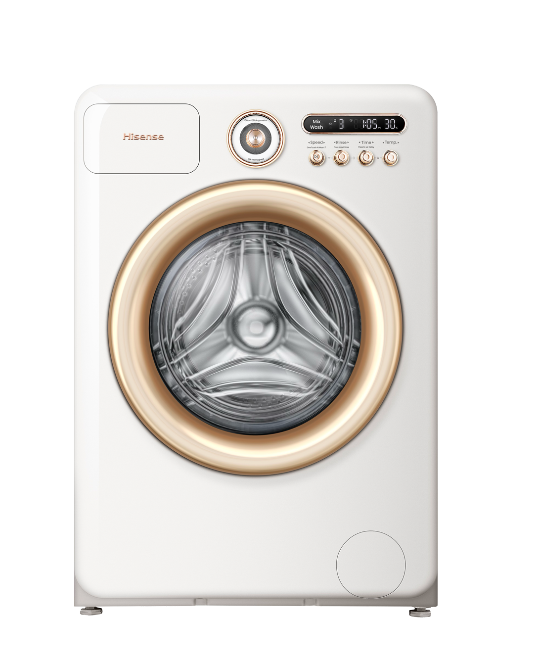 Holiday White1 Machine à laver séchante Hisense Holiday White 10,5 kg – Image 1