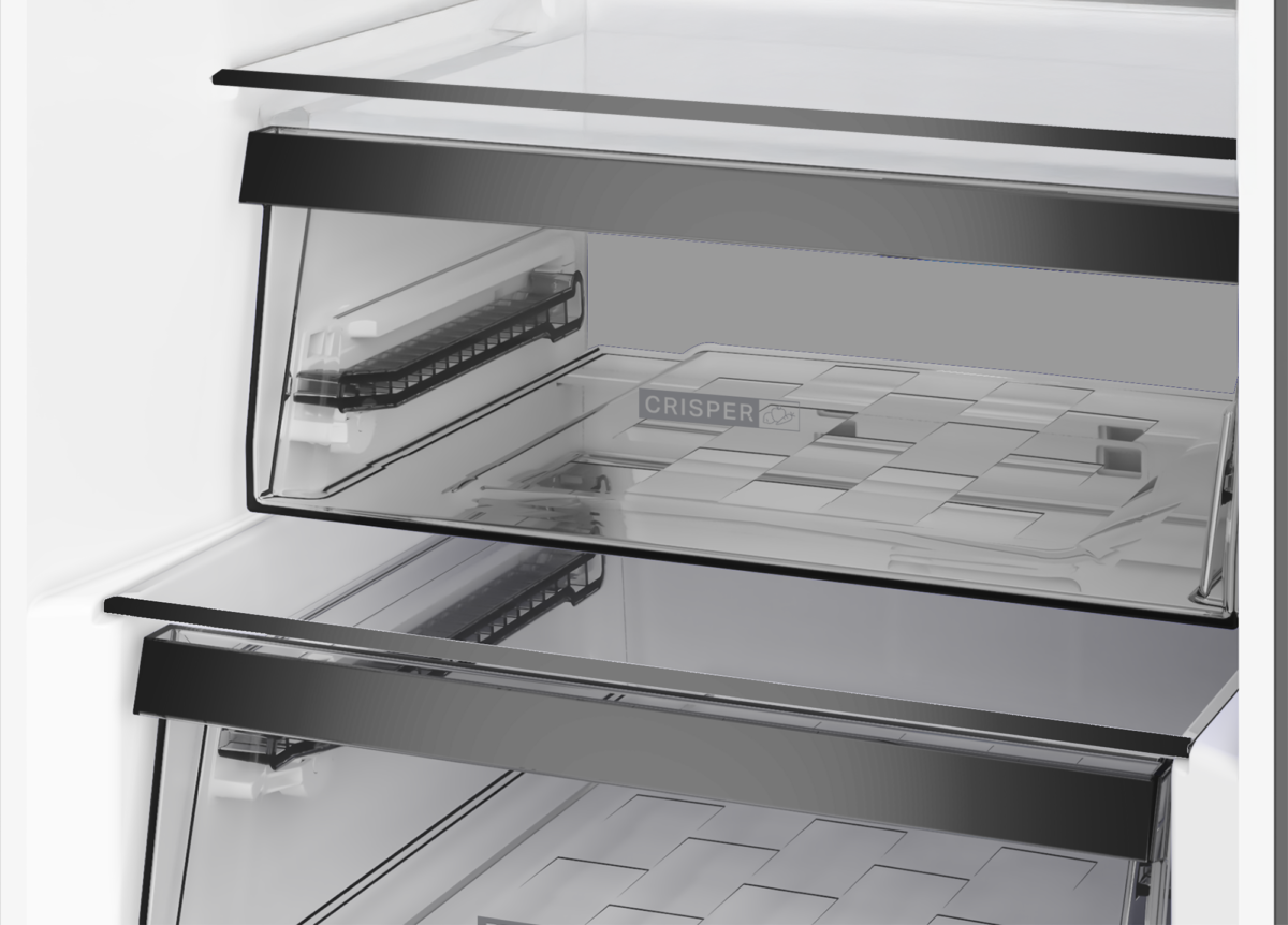 Réfrigérateur Combiné Whirlpool 6th Sense Inverter No-Frost Dark Inox 316L – Image 4