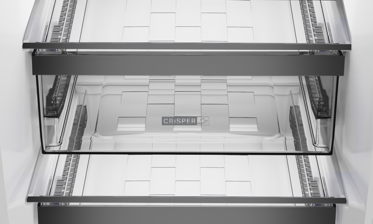 Réfrigérateur Combiné Whirlpool 6th Sense Inverter No-Frost Dark Inox 316L – Image 3