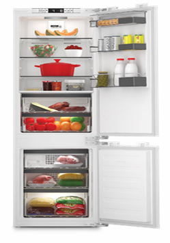 Réfrigérateur Combiné Encastrable Whirlpool No Frost Blanc 237L