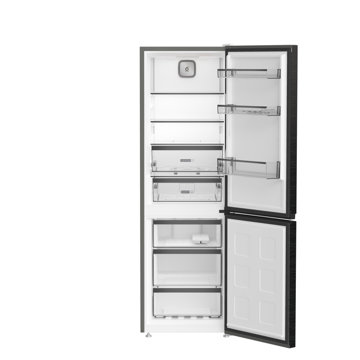 Réfrigérateur Combiné Whirlpool 6th Sense Inverter No-Frost Dark Inox 316L – Image 2