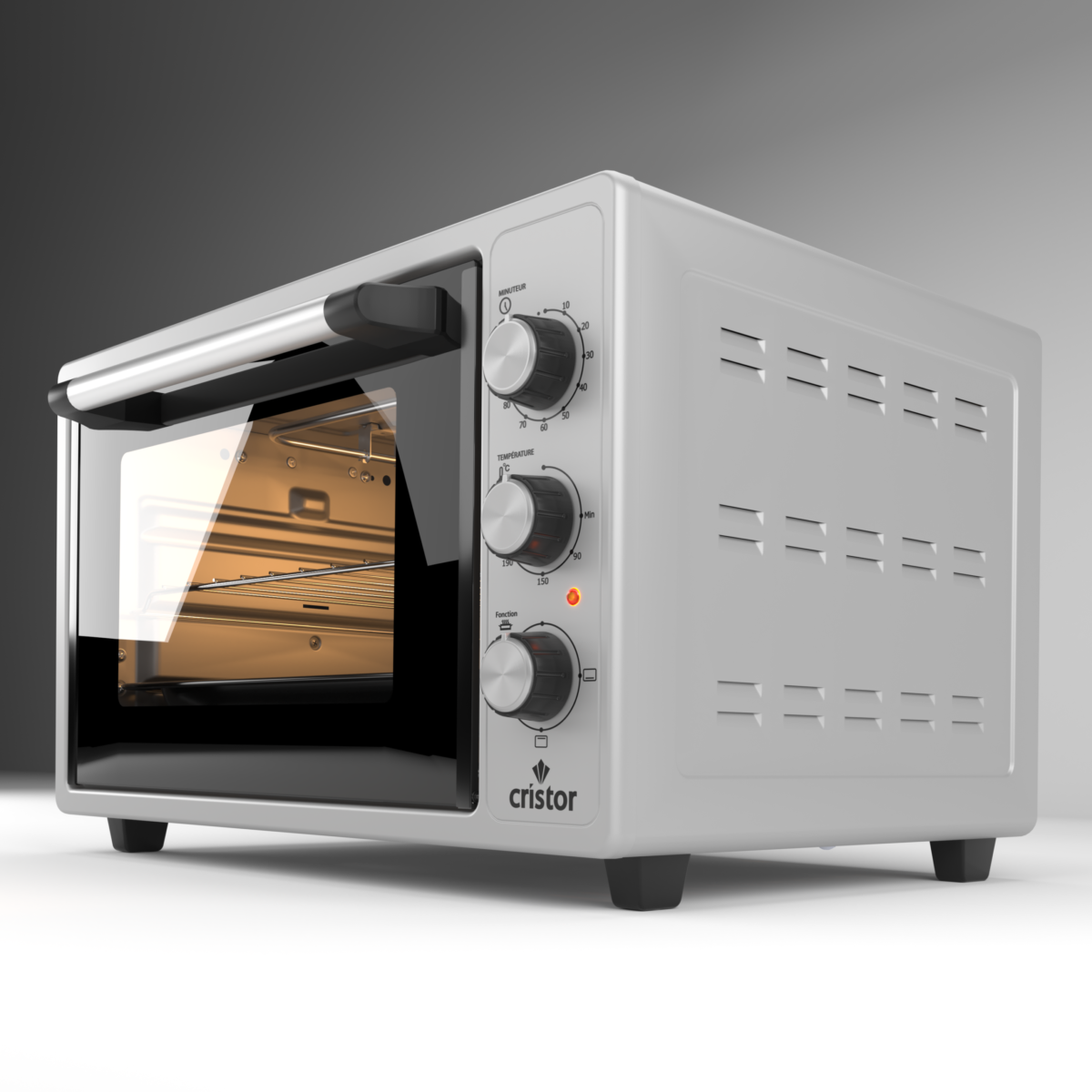 Mini Four Électrique 35L Cristor – Silver – Image 3