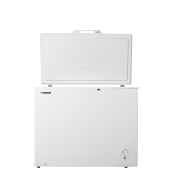 Congélateur Horizontal Convertible 245L avec Couvercle Vitré Coulissant