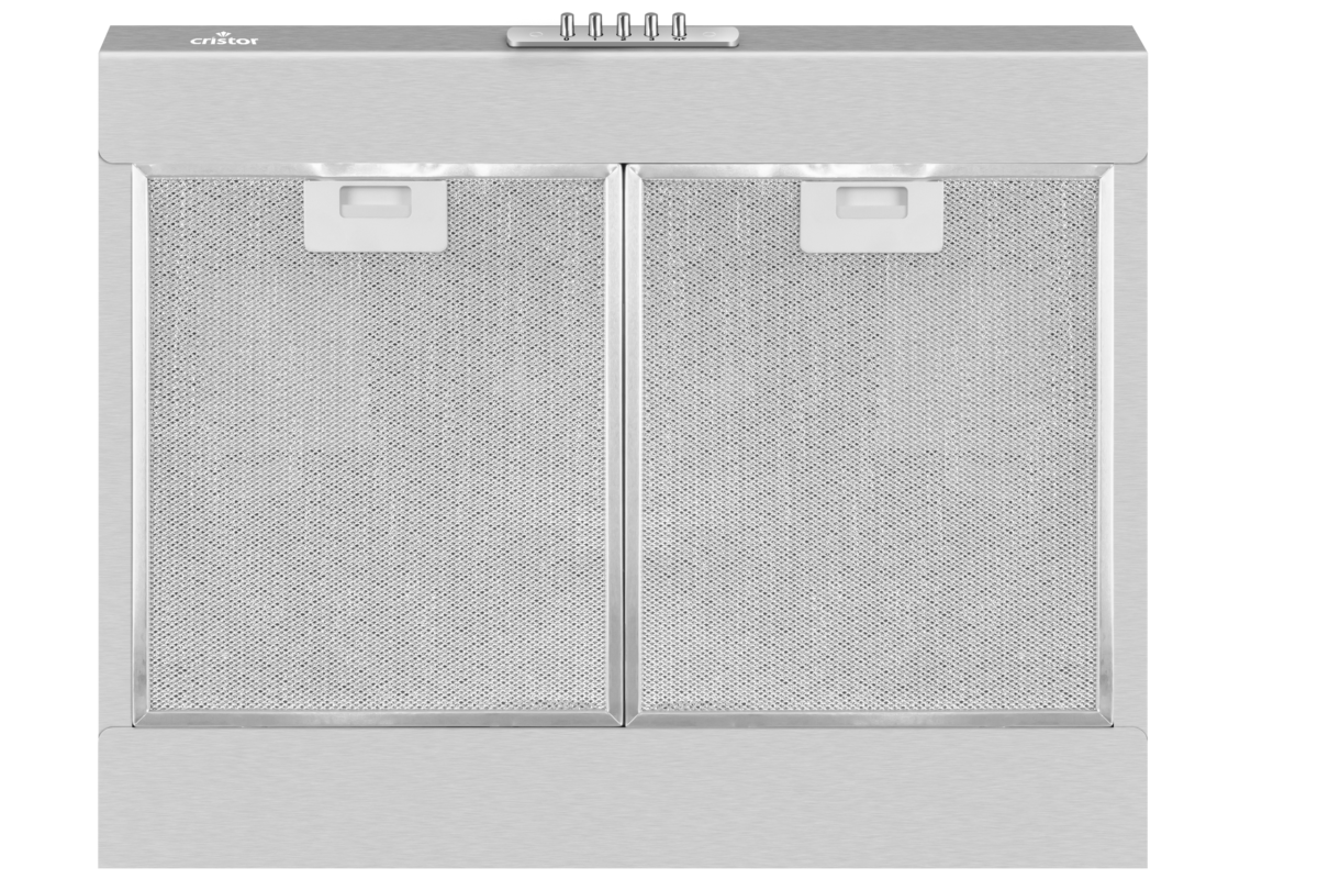 Hotte casquette flora 1 Cristor 60cm Gris – Image 3