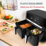 AIR FRYER MOULINEX 11L EASY FRY DUAL XXL  DOUBLE TIROIR – Image 5
