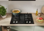 Table de cuisson Rosières 4 Feux Black Glass avec Wok Burner – Image 4