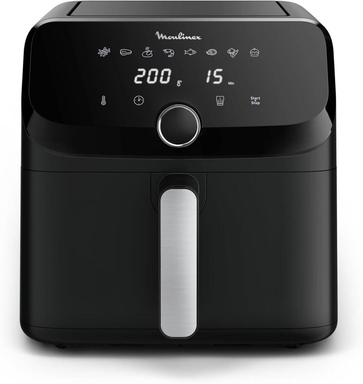 Friteuse à air Moulinex Easy Fry Mega 7,5L Noir – Image 1