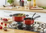 Set de cuisine Tefal Tempo Flamme 14 pièces Rouge – Image 9