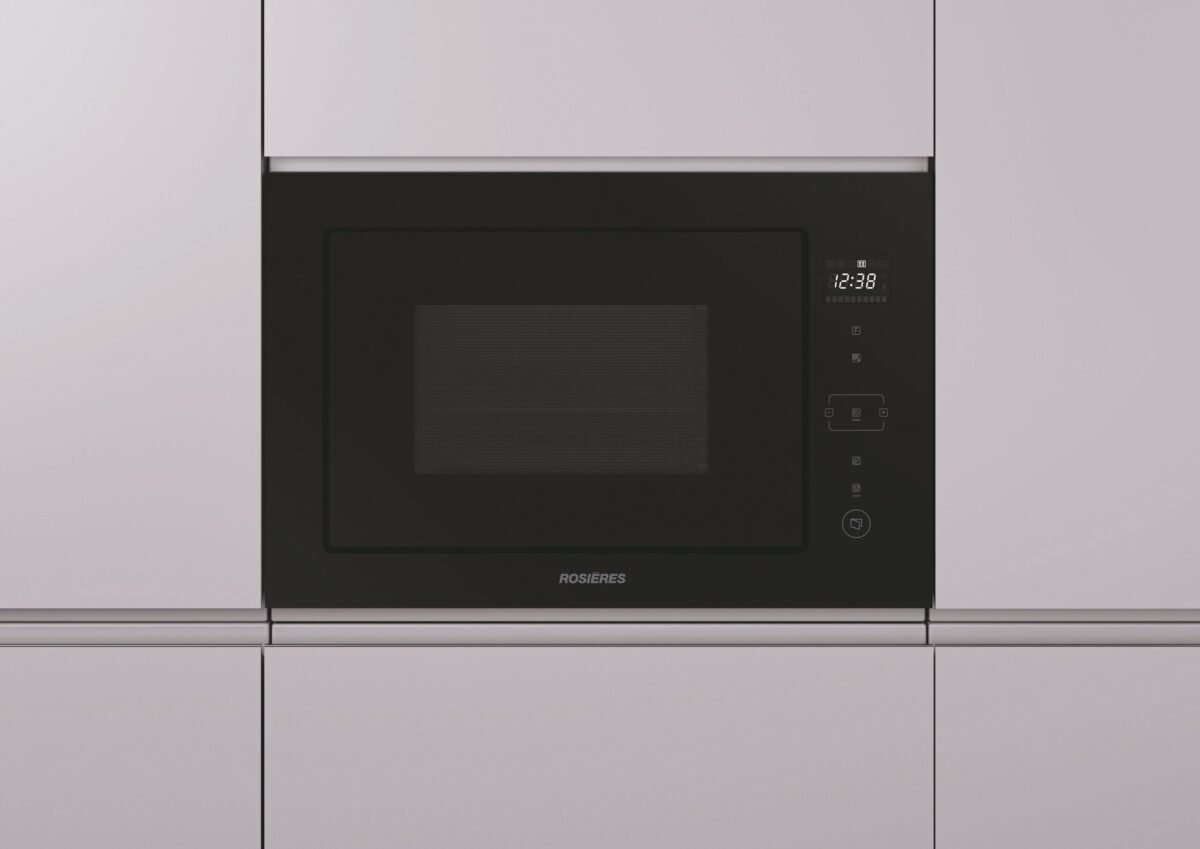 Micro-ondes Encastrable Rosières Black Glass 28L Grill Full Touch – Image 2