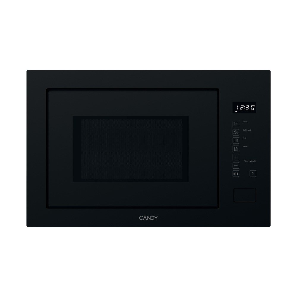 CAMW25BG (2) Micro-ondes Encastrable Candy Black Glass 25L Grill Digital – Image 1
