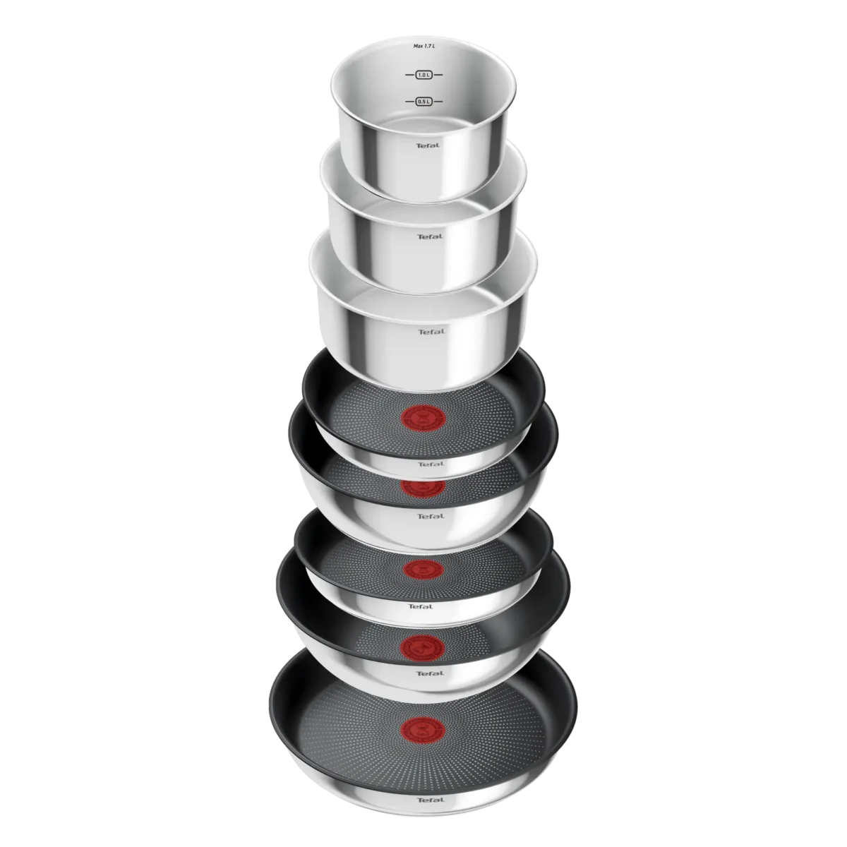 Set de cuisine 20 pièces Tefal Ingenio Emotion Inox – Image 2