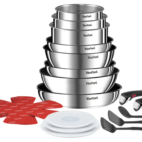 Set de cuisine 20 pièces Tefal Ingenio Emotion Inox