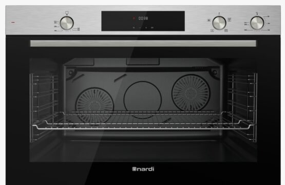 Four Encastrable Mixte NARDI 90 cm Air Fryer 128 Litres Inox