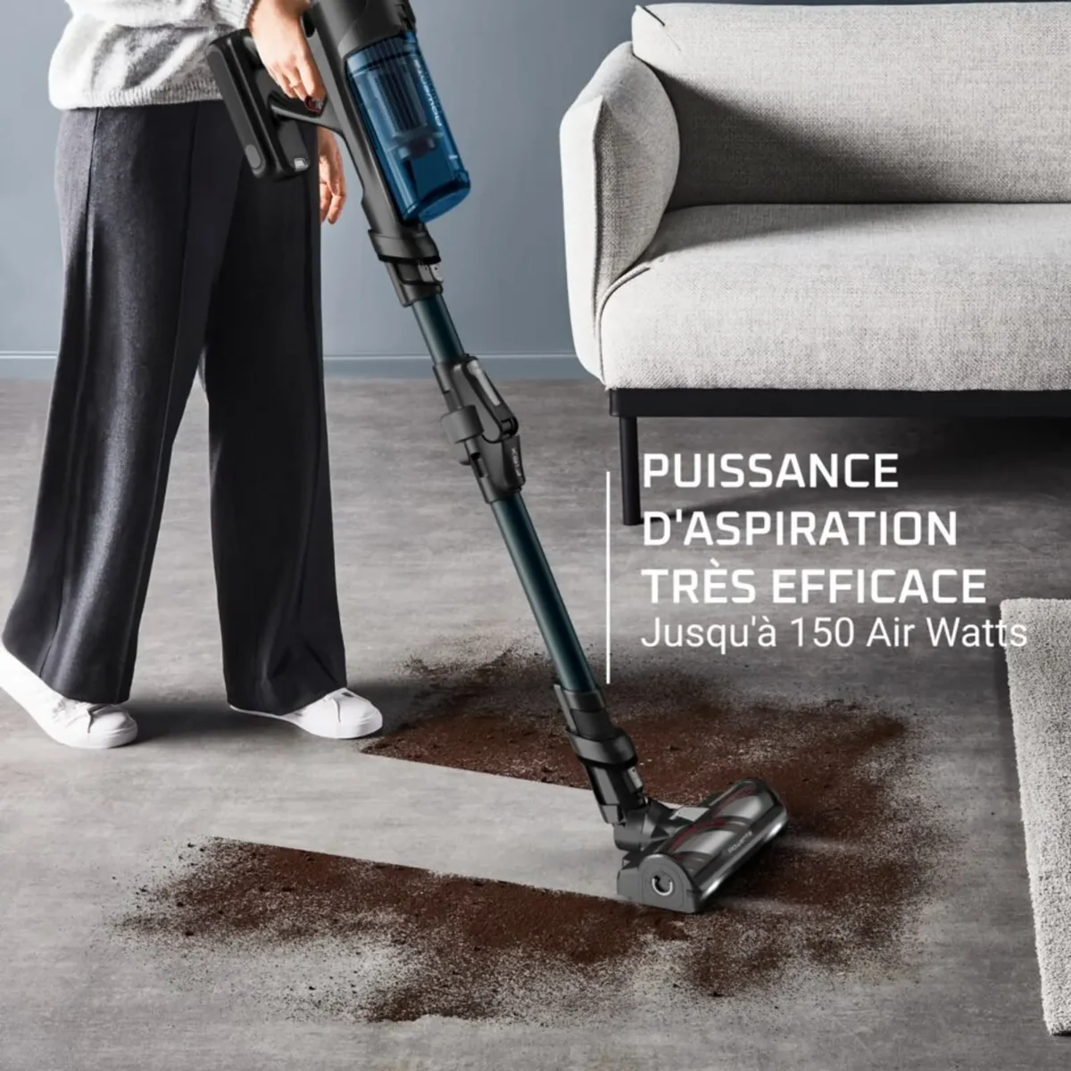 Aspirateur balai laveur sans fil Rowenta X-Force Flex 13.60 Animal Aqua – Image 6
