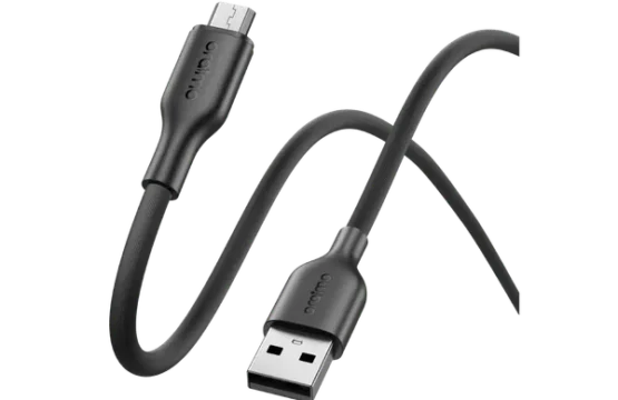 Câble de Charge Rapide Oraimo OCD-114CCBA USB-C vers USB-Noir