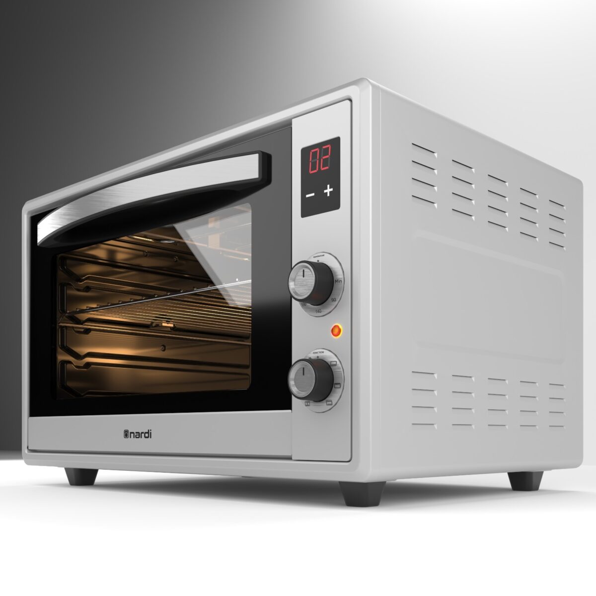 Mini Four Électrique Nardi 65L Inox – Image 2