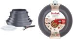 Set de cuisine Tefal Ingenio Natural On Stone Grey 8 pièces – Image 2