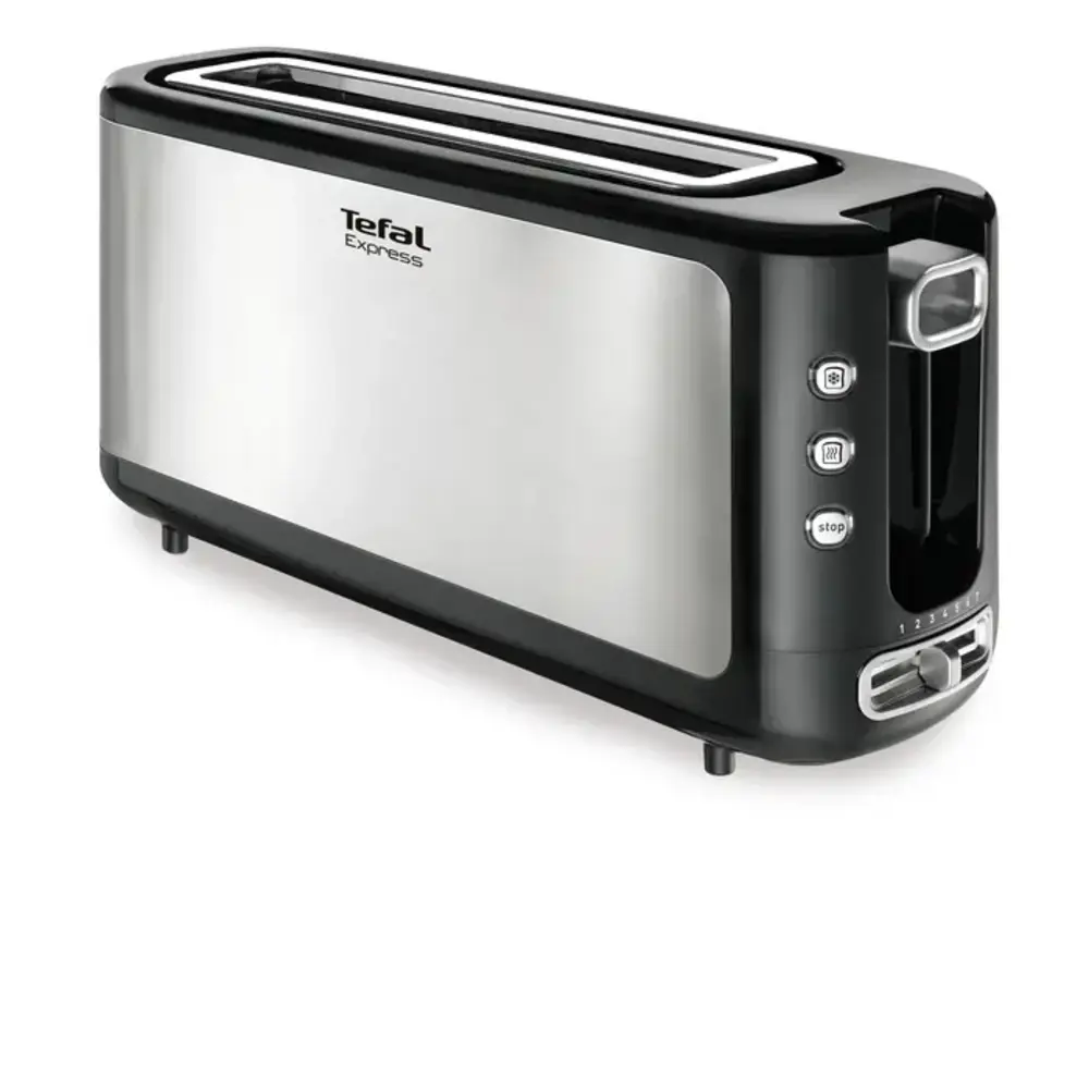 télécharger Grille-Pain Tefal New Express 1000W Inox & Noir – Image 1