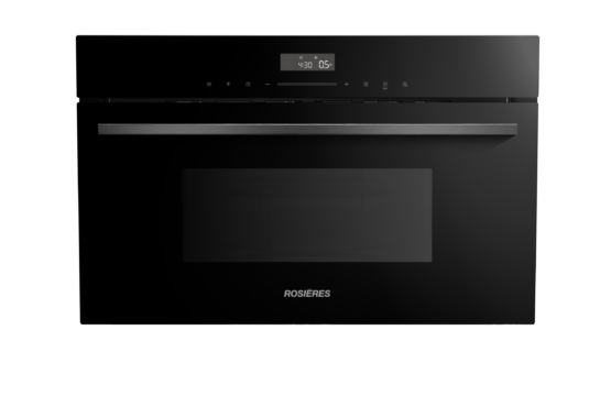 Micro-ondes Encastrable Rosières 34 L – Grill, Full Touch, Black Glass