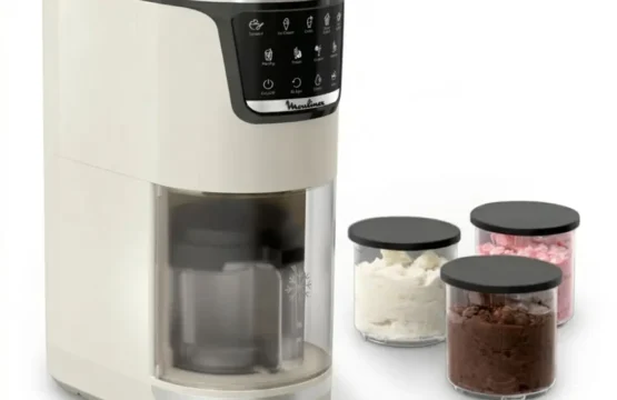 Machine à Glace Moulinex Dolci Rise – 10 Programmes, 1,4 L, 600 W