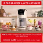 Machine à Glace Moulinex Dolci Rise – 10 Programmes, 1,4 L, 600 W – Image 6
