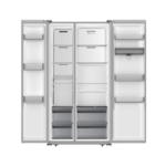 Réfrigérateur Hisense Side by Side 529 L No Frost Inverter – Inox Premium – Image 2