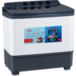 Machine à Laver Cristor FIORA Semi-Automatique 13 Kg – Dark Silver & White