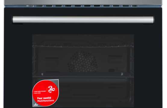 Four Encastrable Cristor Gaz-Électrique TDIG 62L Noir Inox