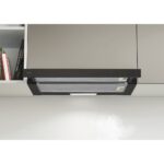 Hotte Télescopique Candy 60 cm 2 Vitesses avec Éclairage LED – Noir – Image 2