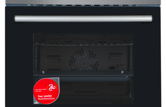 Four Encastrable Cristor Gaz- Gaz 62L Noir Inox