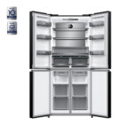 Réfrigérateur Condor 550L Cross Door Smart Metal Cooling  Black Glass – Image 2