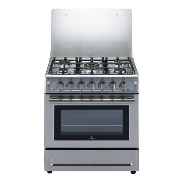 Cuisinière à Gaz Cristor Delicia Pro 5 Feux – 80 cm – Full Inox