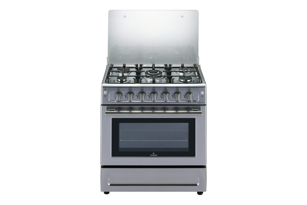 DSC_1210副本 Cuisinière à Gaz Cristor Delicia Pro 5 Feux – 80 cm – Full Inox – Image 1