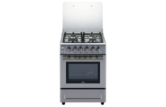 Cuisinière à Gaz Cristor Delicia Pro 4 Feux – 60 cm – Full Inox