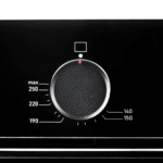 Four Encastrable Nardi 73 L Gaz/Électrique Ventilé Triple Vitrage – Black Glass – Image 3