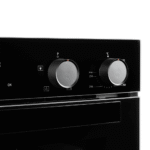 Four Encastrable Nardi 73 L Gaz/Électrique Ventilé Triple Vitrage – Black Glass – Image 2