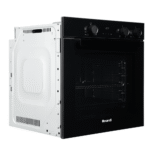 Four Encastrable Nardi 73 L Gaz/Électrique Ventilé Triple Vitrage – Black Glass – Image 4