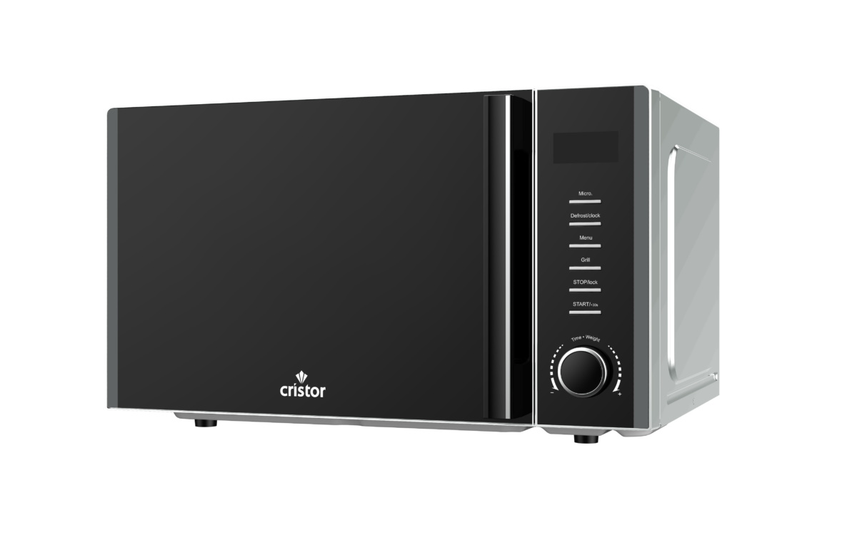mw 28 SILVER Micro-ondes pose libre Cristor Combiné 28L Silver – Image 1