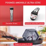 Batterie de cuisine Tefal Ingenio Easy On – 10 pièces – Poignée amovible – Image 3